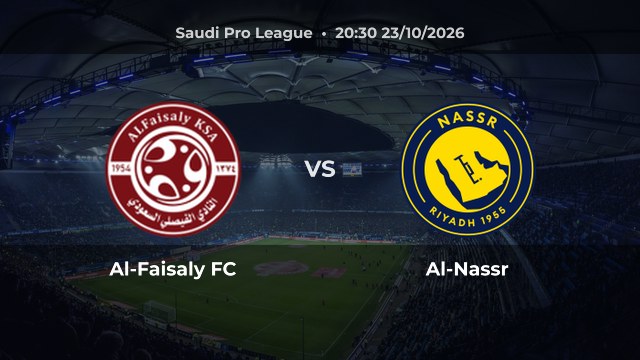 Nhận định Al-Faisaly FC vs Al-Nassr: Ronaldo bỏ lỡ phạt đền