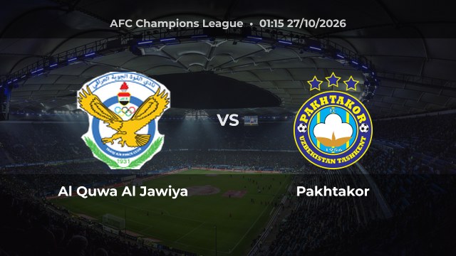 Nhận định Al Quwa Al Jawiya vs Pakhtakor: Chủ nhà tìm lối thoát ở League Phase