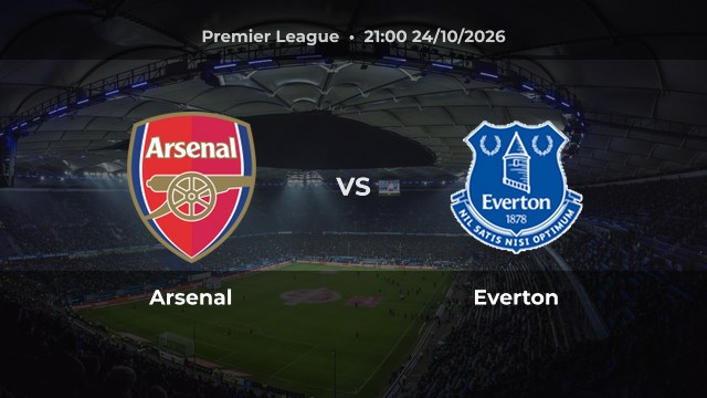 Nhận định Arsenal vs Everton: Arsenal đứng nhì sau bảy vòng