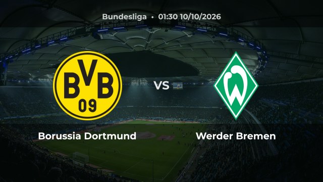 Nhận định Borussia Dortmund vs Werder Bremen: Chủ nhà thắng hoặc hòa