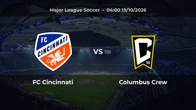 Nhận định FC Cincinnati vs Columbus Crew: Khách thắng hoặc hòa