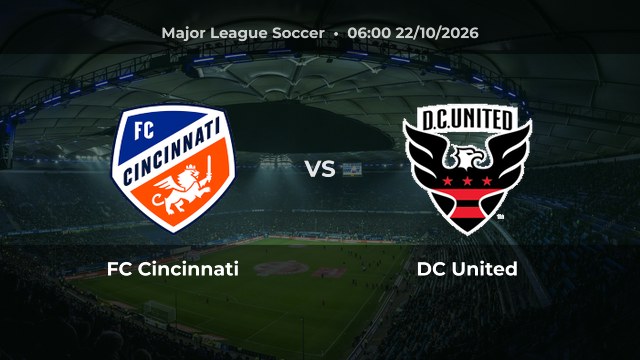 Nhận định FC Cincinnati vs DC United: Chủ nhà thắng hoặc hòa