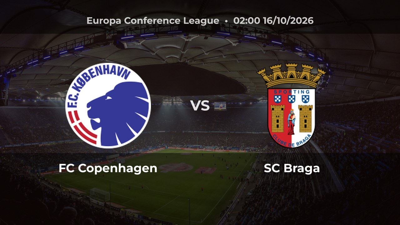 Nhận định FC Copenhagen vs SC Braga: Khách thắng hoặc hòa