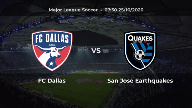 Nhận định FC Dallas vs San Jose Earthquakes: San Jose hòa liên tiếp