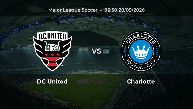 Nhận định trận DC United vs Charlotte: Cuộc chiến quyết định vé đi tiếp tại MLS 2026/27