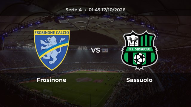 Nhận định Frosinone vs Sassuolo: Chủ nhà có thể thắng hoặc hòa