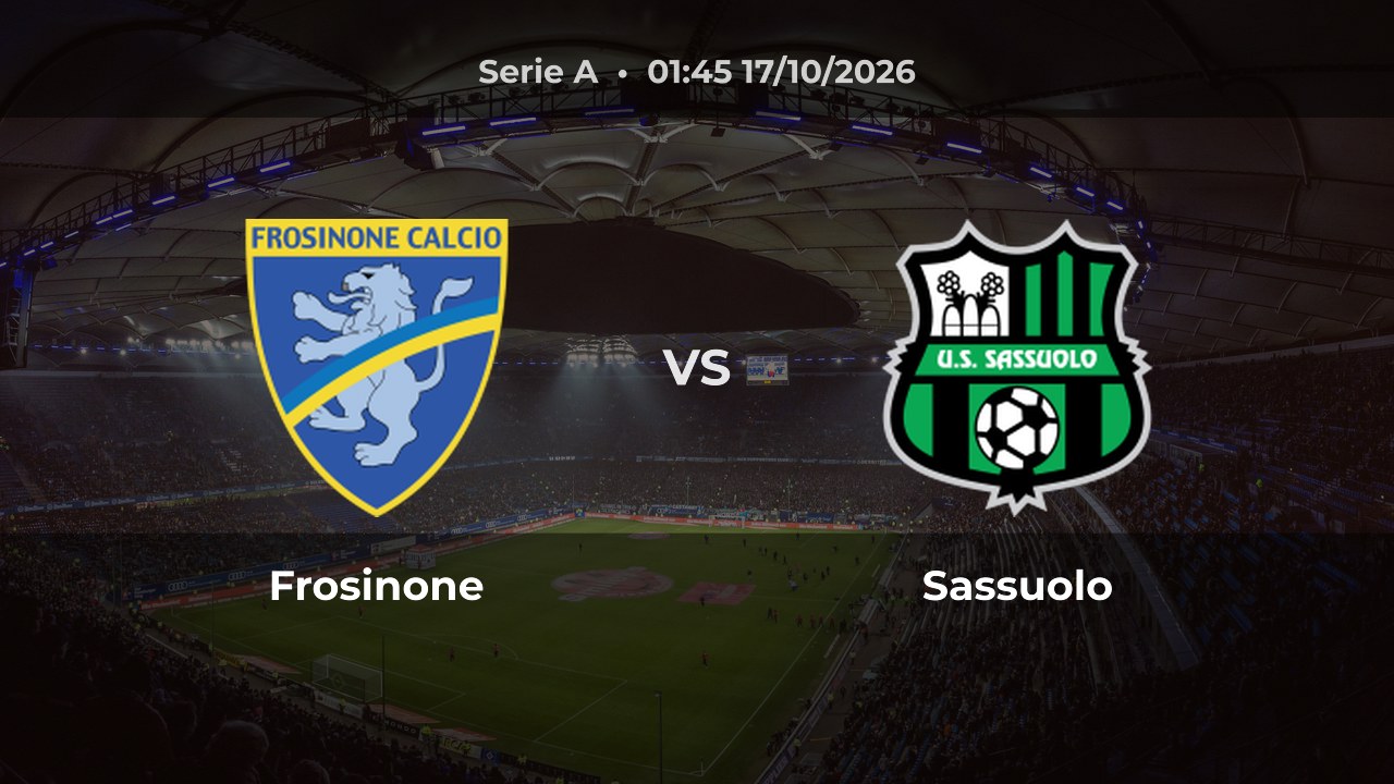 Nhận định Frosinone vs Sassuolo: Chủ nhà có thể thắng hoặc hòa