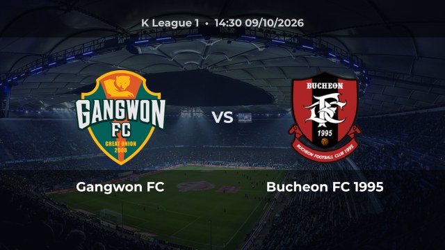 Nhận định Gangwon FC vs Bucheon FC 1995: Chủ nhà thắng hoặc hòa