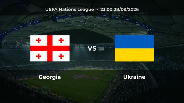 Nhận định Georgia vs Ukraine, 23:00 ngày 28/09/2026: Khách có lợi thế