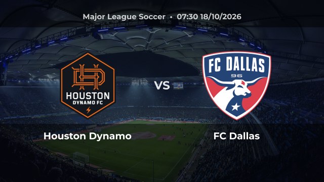 Nhận định Houston Dynamo vs FC Dallas: Khách có thể thắng hoặc hòa