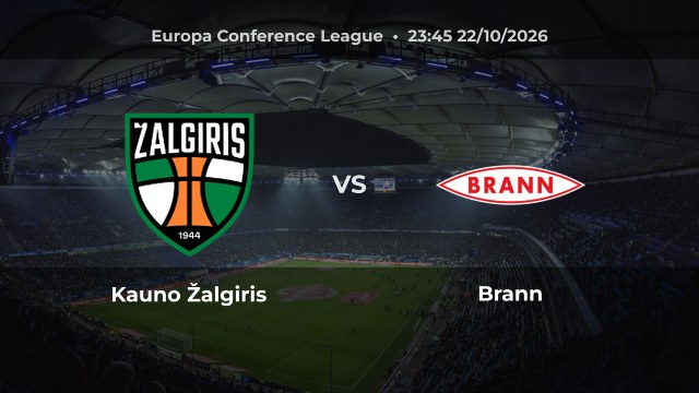 Nhận định Kauno Žalgiris vs Brann: N. Castro tạo khác biệt