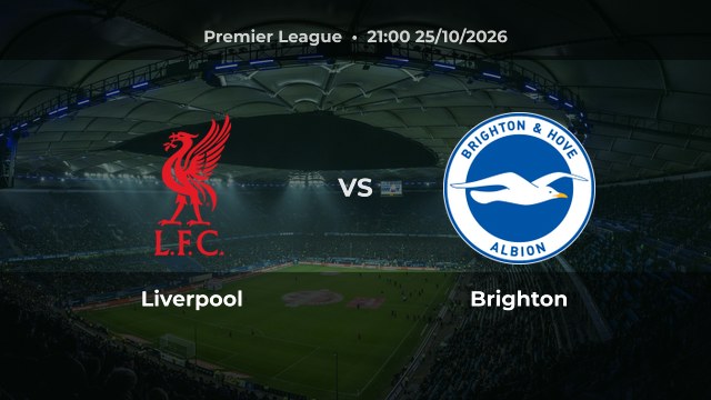 Nhận định Liverpool vs Brighton: Đội khách đứng thứ ba sau bảy vòng