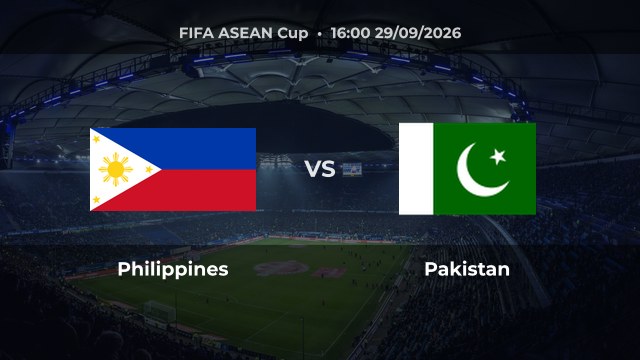 Nhận định Philippines vs Pakistan, 16:00 ngày 29/09/2026
