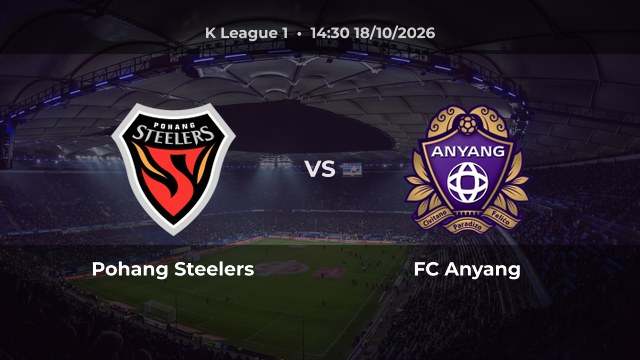 Nhận định Pohang Steelers vs FC Anyang: Chủ nhà hướng tới kết quả không thua