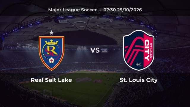 Nhận định Real Salt Lake vs St. Louis City: St. Louis đứng thứ hai miền Tây