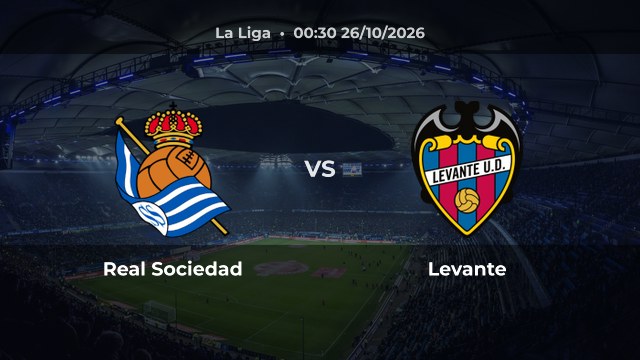 Nhận định Real Sociedad vs Levante: Sociedad đứng thứ 5 sau 9 vòng