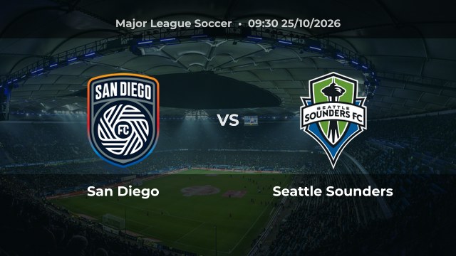 Nhận định San Diego vs Seattle Sounders: Seattle bất bại 3 trận gần nhất
