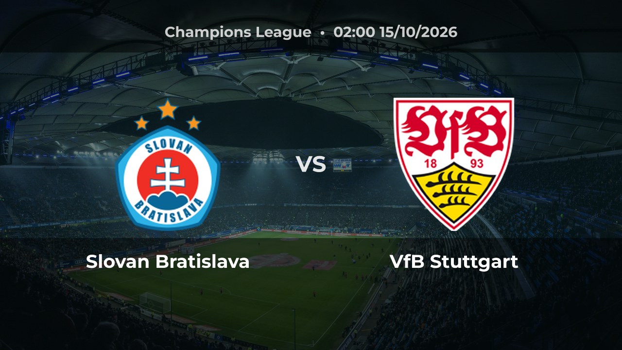 Nhận định Slovan Bratislava vs VfB Stuttgart: Khách có thể thắng hoặc hòa