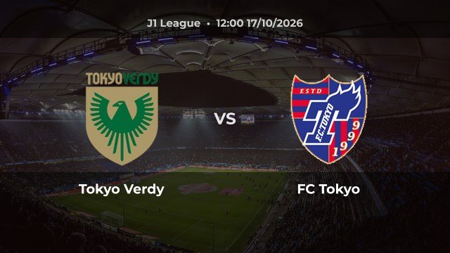 Nhận định Tokyo Verdy vs FC Tokyo: Khách sáng cửa giành chiến thắng