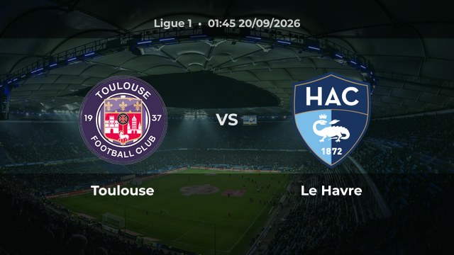 Nhận định Toulouse vs Le Havre vòng 5 Ligue 1 mùa 2026/27 trên sân Stadium Municipal