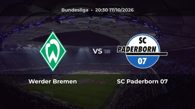 Nhận định Werder Bremen vs SC Paderborn 07: Chủ nhà hướng tới kết quả không thua