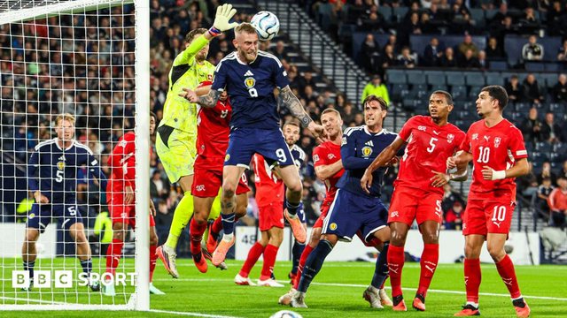 Scotland thất bại 0-3 trước Thụy Sĩ trong trận đấu tại Nations League